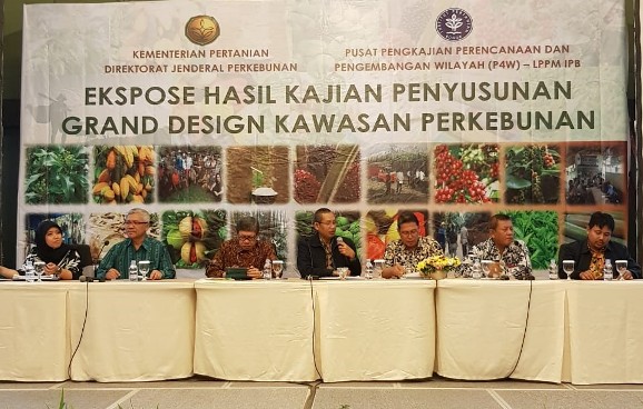 (Indonesia) P4W IPB Ekspose Hasil Kajian Penyusunan Grand Design Kawasan Perkebunan