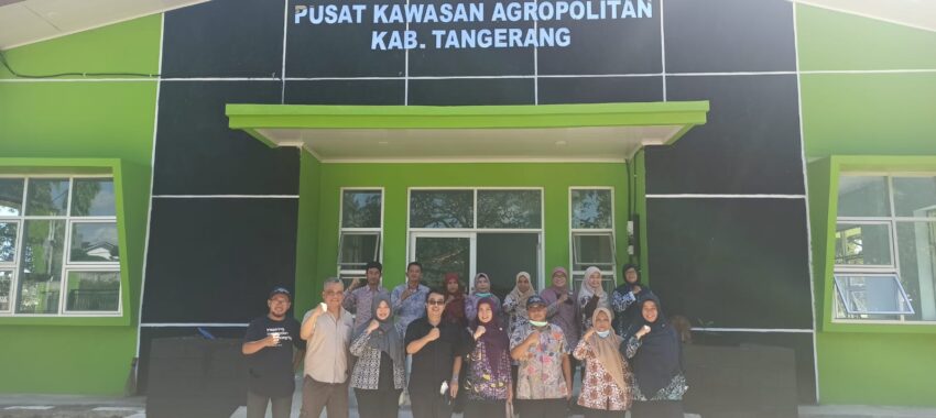 Kunjungan Tim IPB University ke Pusat Kawasan Agropolitan Kabupaten Tangerang di Sepatan