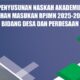 Penyusunan Naskah Akademik Bahan Masukan RPJMN 2025-2029 Bidang Desa dan Perdesaan