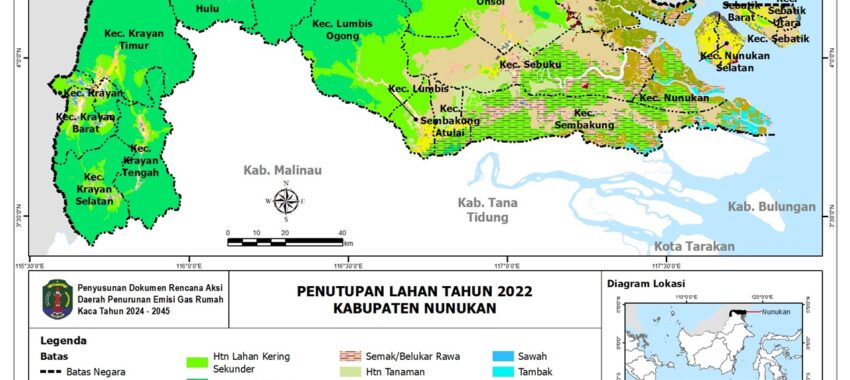 Rencana Aksi Daerah Penurunan Emisi Gas Rumah Kaca (RAD-GRK) Kabupaten Nunukan Tahun 2024-2050