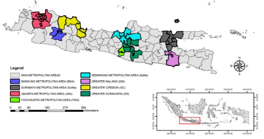 Dynamics and Predictions of Urban Expansion in Java, Indonesia: Continuity and Change in Mega-Urbanization