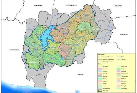 Sustainability Assessment of the Upstream Bengawan Solo Watershed in Wonogiri Regency, Central Java Province, Indonesia