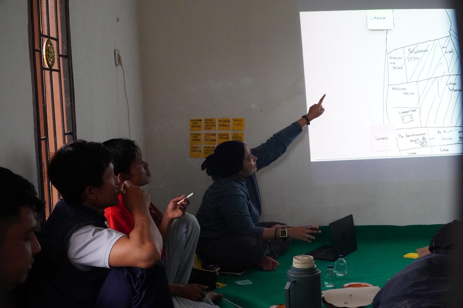 Pelatihan Pemetaan Partisipatif  untuk Ketahanan Air Desa Kebonpeuteuy